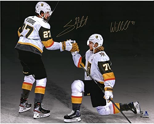 שיאה תיאודור וויליאם קרלסון וגאס אבירי הזהב חתימה תצלום של 16 x 20 - תמונות חתימה של NHL