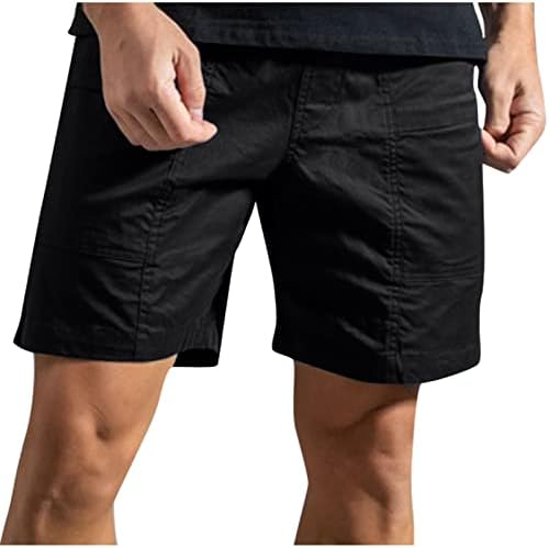 מכנסיים קצרים לגברים של YMOSRH חיצוני אופנה חיצונית ספורט מכנסי כדורסל מזדמנים אימונים