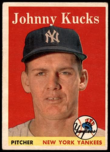 1958 Topps 87 ג'וני קוקס ניו יורק ינקי vg Yankees