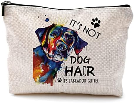 זה לא שיער כלבים זה תיק איפור נצנצים לברדור, צבעי מים לברדור.