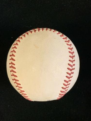 Duffy Dyer New York Mets Vintage חתום על הולוגרמה בייסבול של ליגה קטנה של ליגה - כדורי בייסבול חתימה