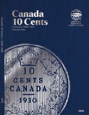 תיקיית ויטמן - 10 סנט קנדי ​​1858-1936 כרך 1
