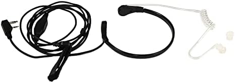 2-חבילה אקוסטית צינור אפרכסת גרון מיקרופון אוזניות תואם עם קנווד קפ 27 ד / קפ 29 ד / קפ 48 ד / קפ 49 / קפ 55 ד / קפ 56 ד / קפ 62 ד / קפ