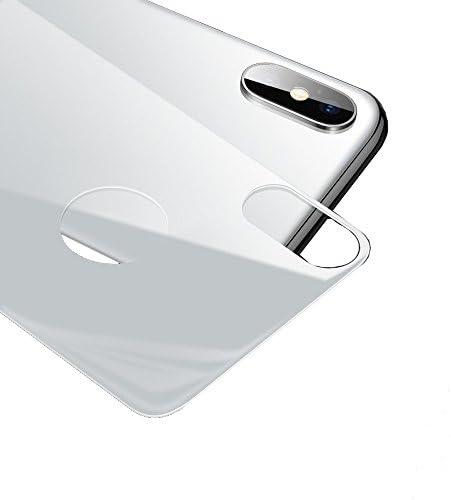 מגן אחורי מזכוכית מחוסמת, מגן מסך אחורי מגן מסך נגד טביעות אצבע קל נקי כיסוי מסך חלק לאייפון אייפון 10