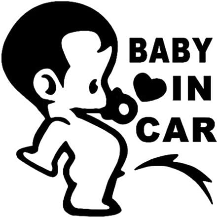 3 יחידות חבילות תינוק במכונית מדבקות מכוניות מצחיקות ומדבקות תינוק על סיפון מכוניות עיצוב פגוש מדבקה ויניל מדבקות דלת גוף רכב רכב חלון