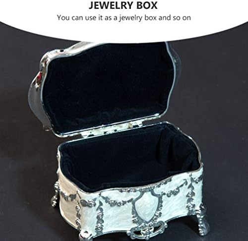 Doitool Travel Container תכשיטים קופסאות סגסוגות וינטג 'מארגן תכשיטים