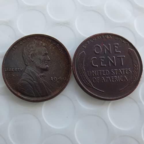 1940 ארהב לינקולן סנט עותק זר מטבע זיכרון
