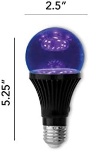 תאורת שינה נורת תאורה שחורה-נורת בסיס 26-מתח 120, 5 וואט, חיסכון באנרגיה - נורת לד צבעונית מחזיקה עד 25000 שעות-ניתן להשתמש בכל מקומות