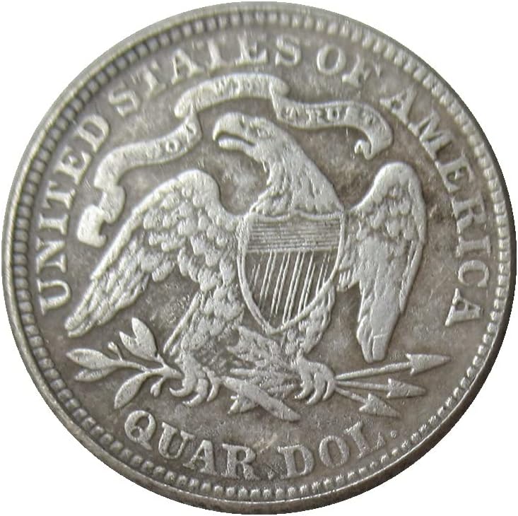 ארהב 25 סנט דגל 1877 מטבע זיכרון מעופף מצופה כסף
