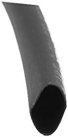 X-deree 2 pcs 5 ממ דיא 2: 1 חום כיווץ צינור צינור שרוול שרוול כבל שחור 10m אורך (2 יחידות 5 ממ דיא 2: 1 גויאנה מסוף גויאנה גויאנה טובולאר