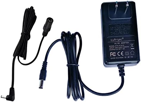 מתאם Upbright AC/DC התואם לתחנת בסיס HTC Vive Base 1.0 אוזניות מציאות וירטואלית ובקרים Tracker MPNAK-01686-C1 VIVE-VR-B 99HAFS002-00 12VDC