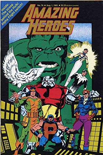 גיבורים מדהימים 76 וי-אף ; ספר קומיקס פנטגרפי