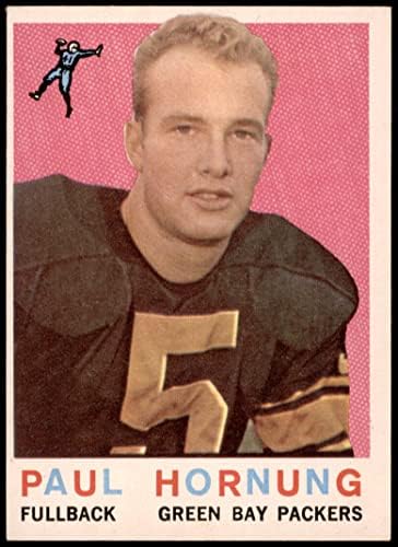 1959 Topps 82 Paul Hornung Green Bay Packers Ex Packers Notre Dame