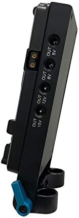 Supfoto V-Mount Plate צלחת סוללה 15 ממ הר הרכבה V ספין כוח מנעול עם D-TAP ו- USB פלט NP-FZ100 סוללת דמה לסוני אלפא A6600, A7 III, A7R