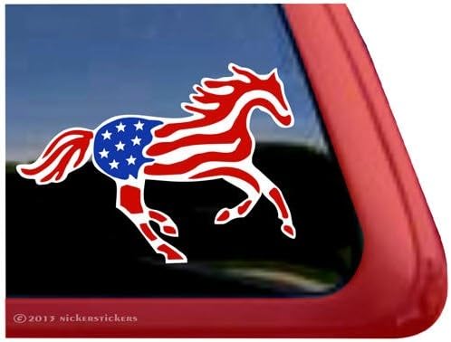 דגל מדבקות חלון קרוואן סוס של אפלוזה