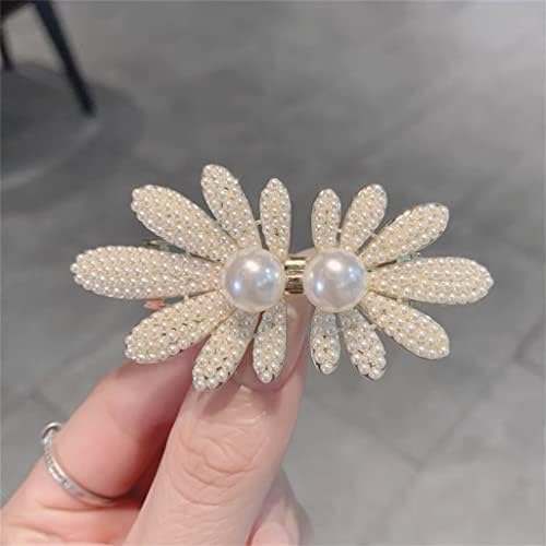 Wenlii Pearl Hairpin Temberamment Clip Clip A Word Clip Bang Clip Clip Top Clip שיער מתוק יפה הוא תפקיד של