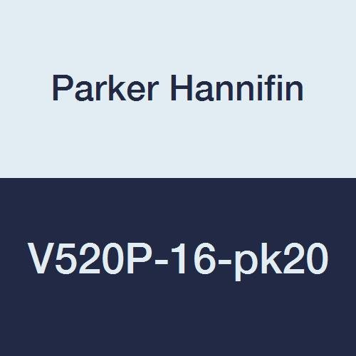 פארקר חניפין V520P-16-PK20 שסתום כדור תעשייתי, חותם PTFE, inline, 1 חוט נקבה x 1 חוט נקבה, פליז