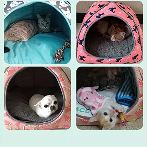 מיטת סלטיום לחיית מחמד ניידת בית כלבים קטנים חתלתולים סל כרית כרית כרית כרית מאצלת מאצלת אוהל נשלפת קן קן קן מערות מיטות מיטות