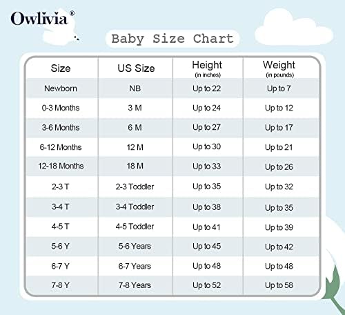 Owlivia Organic Baby Pant Jogger Jogger לתינוק, תינוק, תינוקת, פעוט