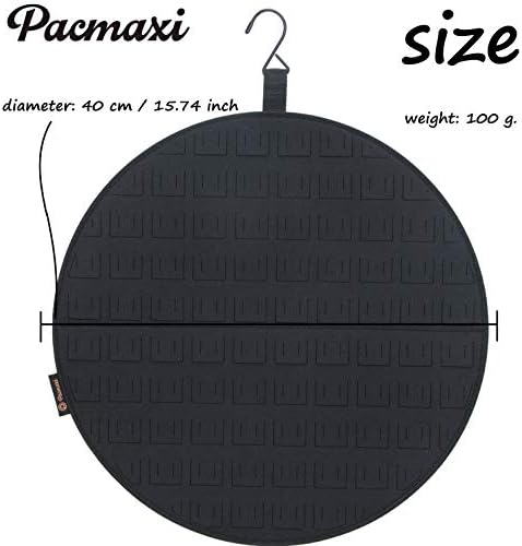 מחזיק תצוגת סיכה של Pacmaxi Pacmaxi, מארגן אחסון אוסף קיר, מארגן באנר סיכה חמוד להחזיק עד 76 סיכות.