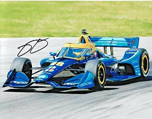 2021 ג'ימי ג'ונסון NTT מכונית אינדי קרוונה הונדה חתמה אוטומטית 8x10 צילום COA 2 - תמונות NASCAR עם חתימה