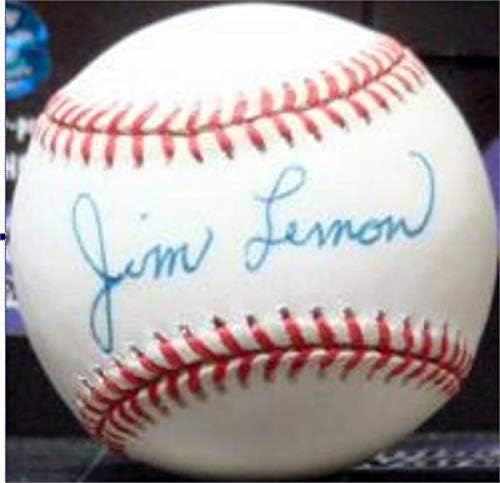 בייסבול חתימה של ג'ים לימון - כדורי בייסבול עם חתימה