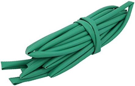 X-DREE 5M 0.2 אינץ 'דיא פוליאולפין להבה צינור מעכב ירוק לתיקון תיל (5M 0.2in dia Interno de Poliolefina retardante de llama tubo verde
