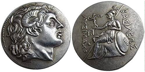 מטבעות יווניות מצופות כסף חיקוי זר מטבעות זיכרון מצופות כסף אוסף חובבים אוסף מלאכת יד מתנה לקישוט בית מזכרת G14S