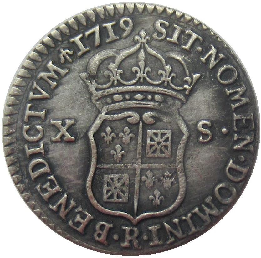 מצרפת 1719 הצרפתית מטבע זיכרון העתק זר