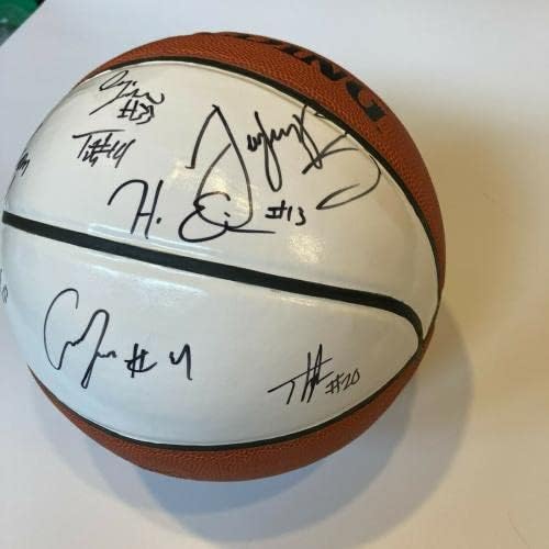 2015 טירונות NBA מרובי כדורסל חתימה על Spalding - כדורסל חתימה