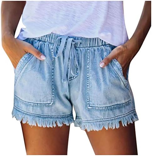 מכנסיים קצרים לנשים לקיץ טרקלין מזדמן נוח בצבע טהור מכנסי חוף קצרים רופפים מתאימים מכנסיים קצרים מותניים גבוהים מכנסיים אתלטים