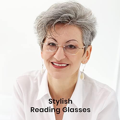 משקפי קריאה של Cyxus לנשים ללא שפת אור כחול חסימת משקפי מחשב אנטי עיניים משקפיים קלים