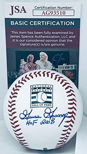 גוסגוס אווז ניו יורק ינקי חתום על לוגו HOF כדור בייסבול W כתובת JSA - כדורי בייסבול חתימה