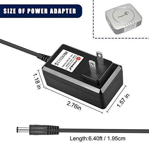 PKPower AC מתאם ל- SEAGATE 3TB SRD00F2 ST3200823A-RK 1D7AP2-500 שולחן עבודה USB 3.0 כונן קשיח חיצוני HDD HD HD אספקת חשמל PS קיר מטען