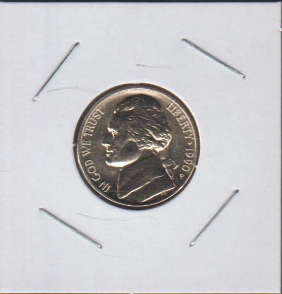1990 P Jefferson Nickel Us Mint Mint State