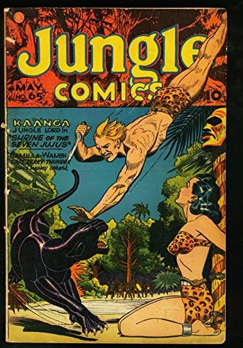 ג 'ונגל קומיקס 65 בדיוני בית-בייקר אמנות-1945 חריף וי. ג' י