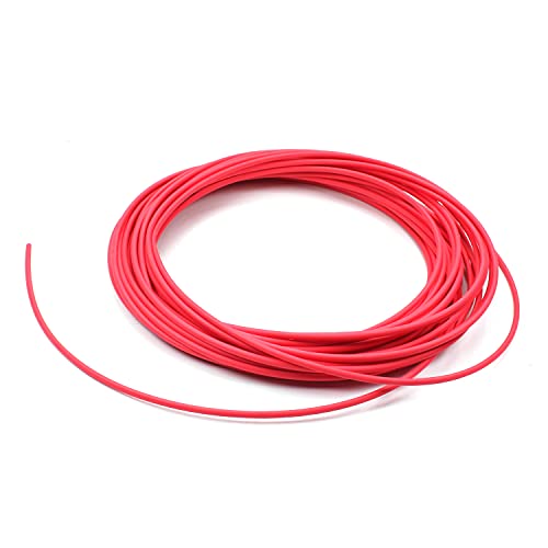 צינורות מכווץ חום של 1 PCS, אדום 32.8ft יחס בטומשין 2: 1 מבחר שרוול כבל חשמלי מתאים 0.75 ～ 0.9 ממ ניילון צינור צינור צינור מבודד DIA להגנה